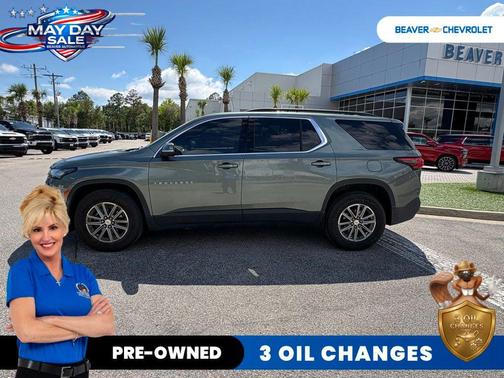 Silver Sage 2023 Chevrolet Traverse LT Leather