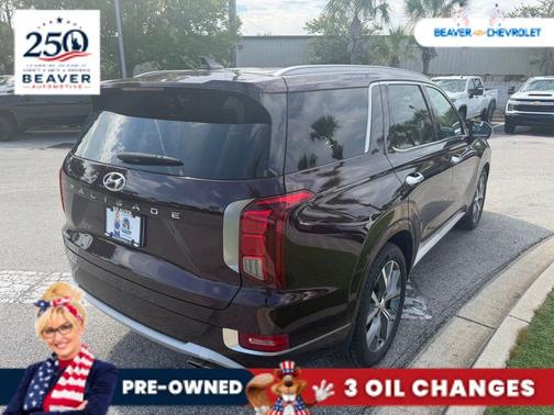 Burgundy 2021 Hyundai PALISADE Limited