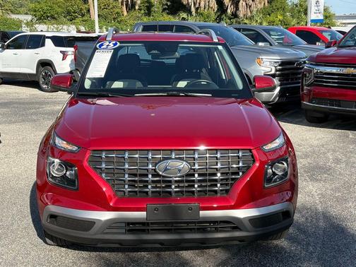 Red 2025 Hyundai VENUE SEL