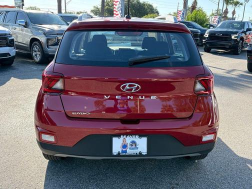 Red 2025 Hyundai VENUE SEL