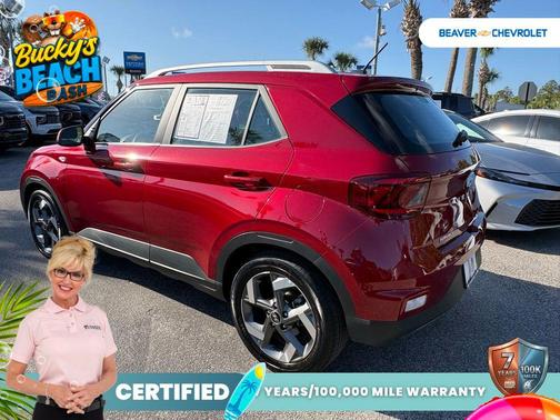 Red 2025 Hyundai VENUE SEL