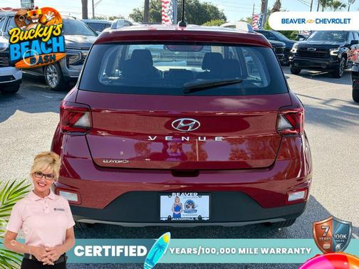 Red 2025 Hyundai VENUE SEL