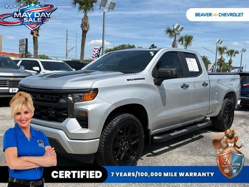 Silver Ice Metallic 2022 Chevrolet Silverado 1500 Custom