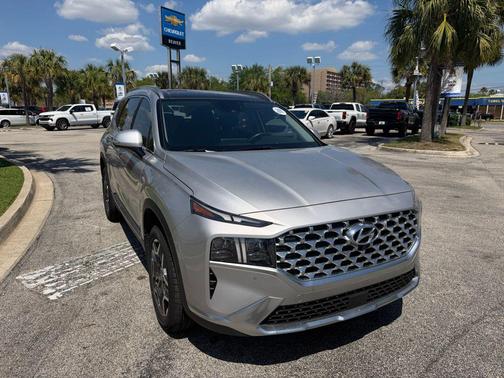 Shimmering Silver 2021 Hyundai SANTA FE Limited