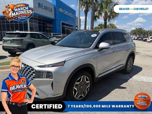 Shimmering Silver 2021 Hyundai SANTA FE Limited