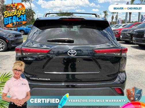 Midnight Black Metallic 2023 Toyota Highlander L