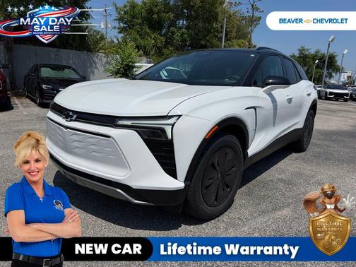 Summit White 2025 Chevrolet Blazer EV eAWD LT