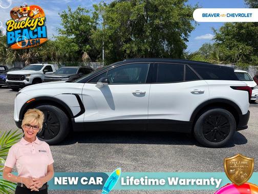 Summit White 2025 Chevrolet Blazer EV eAWD LT
