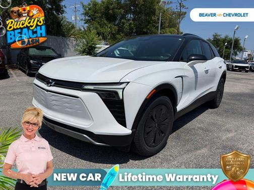 Summit White 2025 Chevrolet Blazer EV eAWD LT