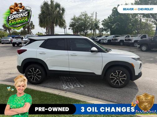 Summit White 2022 Chevrolet Trailblazer ACTIV