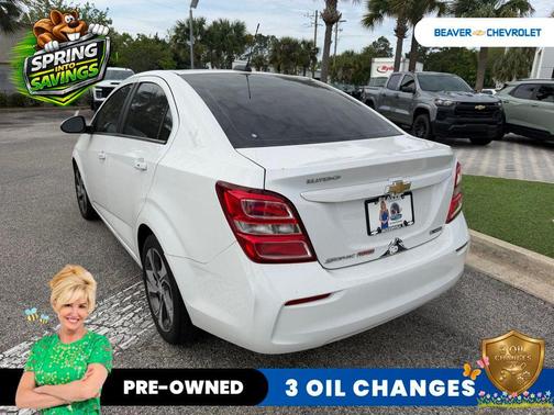 Summit White 2018 Chevrolet Sonic Premier