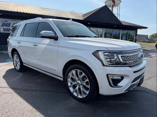 White Platinum Metallic Tri-Coat 2019 Ford Expedition Platinum