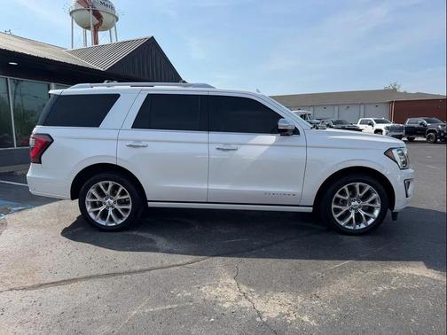 White Platinum Metallic Tri-Coat 2019 Ford Expedition Platinum