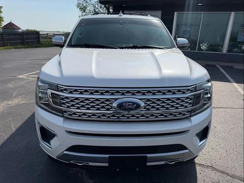 White Platinum Metallic Tri-Coat 2019 Ford Expedition Platinum