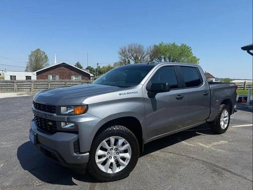 Satin Steel Metallic 2021 Chevrolet Silverado 1500 Custom