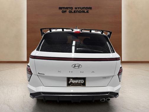 Atlas White 2024 Hyundai KONA N Line