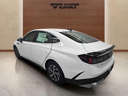 Serenity White 2026 Hyundai SONATA Hybrid Base