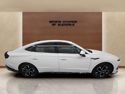 Serenity White 2025 Hyundai SONATA SEL