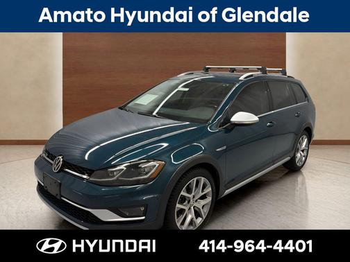 Great Falls Green Metallic 2018 Volkswagen Golf Alltrack TSI SEL