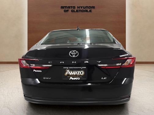 Midnight Black Metallic 2025 Toyota Camry LE