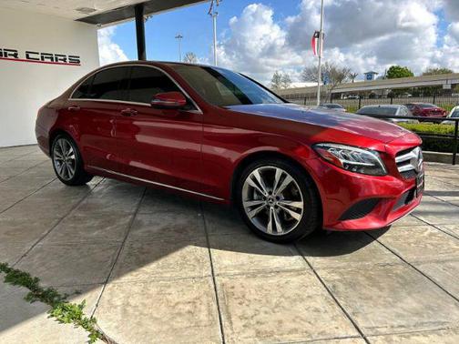 designo Cardinal Red Metallic 2019 Mercedes-Benz C-Class C300 Sedan