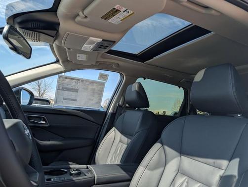 White / Black 2026 Nissan Rogue Platinum