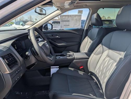 White / Black 2026 Nissan Rogue Platinum
