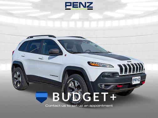 Bright White Clearcoat 2015 Jeep Cherokee Trailhawk