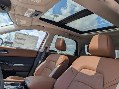 Scarlet Ember 2026 Nissan Pathfinder Platinum