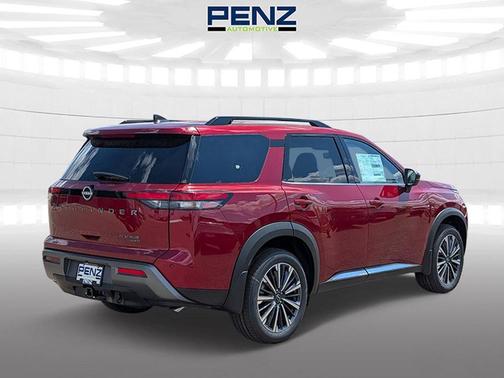 Scarlet Ember 2026 Nissan Pathfinder Platinum
