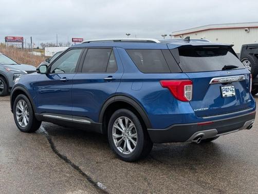 Blue 2021 Ford Explorer Limited