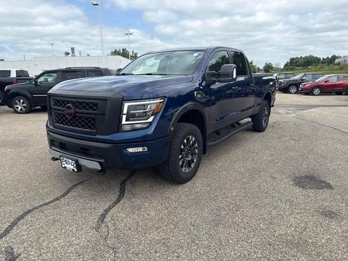 Deep Blue Pearl 2024 Nissan Titan XD PRO-4X