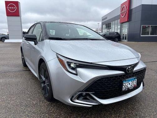 Classic Silver Metallic 2025 Toyota Corolla Hatchback XSE