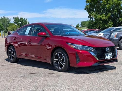 Scarlet Ember 2025 Nissan Sentra SV