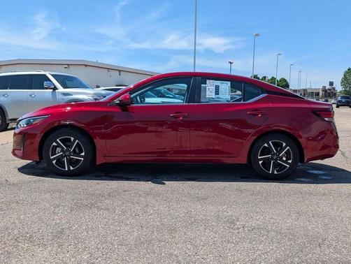 Scarlet Ember 2025 Nissan Sentra SV