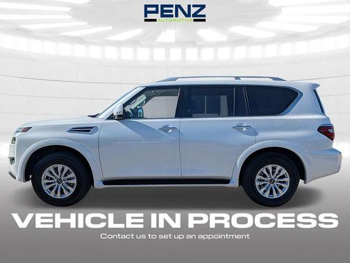 Aspen White 2024 Nissan Armada SV
