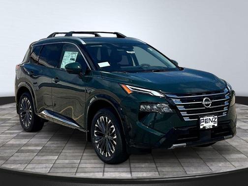 Obsidian Green 2026 Nissan Rogue Platinum