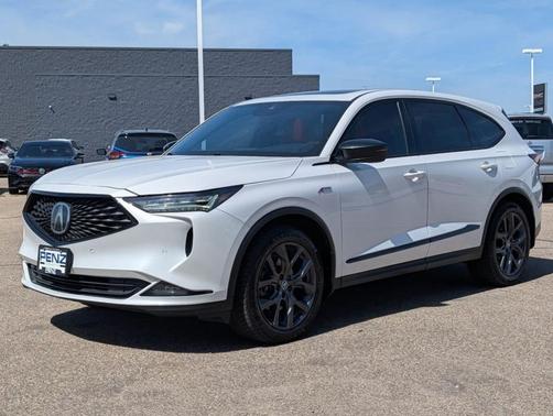Platinum White Pearl 2023 Acura MDX A-Spec