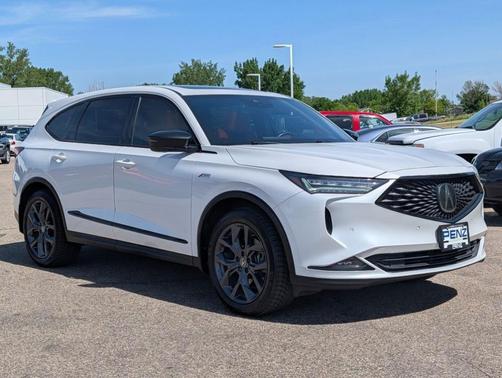 Platinum White Pearl 2023 Acura MDX A-Spec