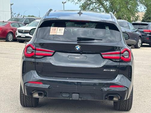 Carbon Black Metallic 2022 BMW X3 xDrive30i