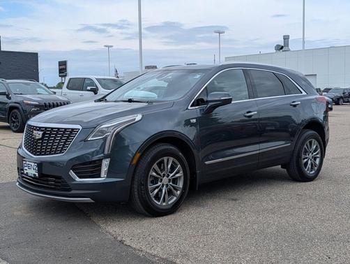 Dark Moon Blue Metallic 2021 Cadillac XT5 Premium Luxury