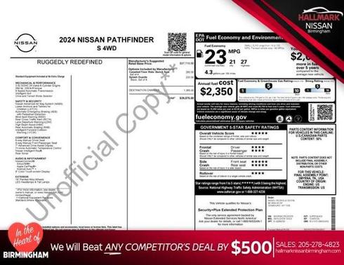 2024 Nissan Pathfinder S