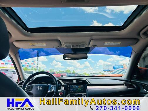Red 2018 Honda Civic Touring