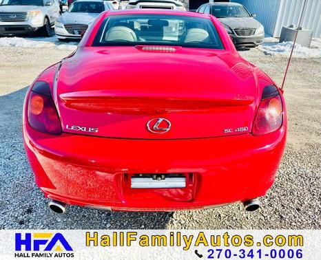 Absolutely Red 2002 Lexus SC 430 Base
