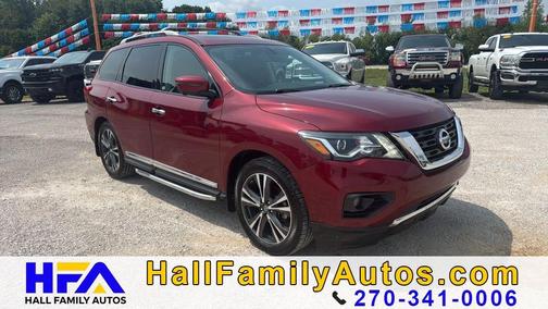 Scarlet Ember 2018 Nissan Pathfinder Platinum