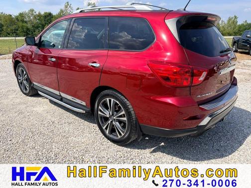 Scarlet Ember 2018 Nissan Pathfinder Platinum