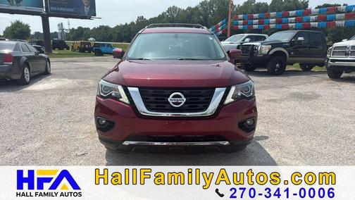 Scarlet Ember 2018 Nissan Pathfinder Platinum