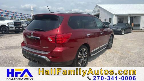 Scarlet Ember 2018 Nissan Pathfinder Platinum