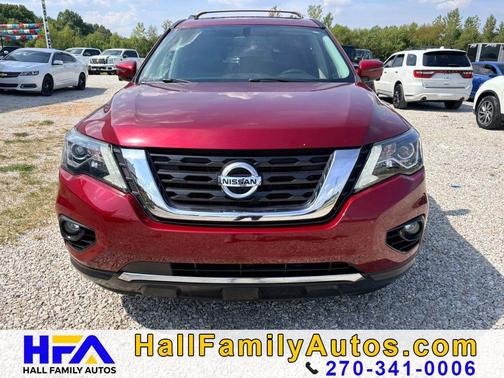 Scarlet Ember 2018 Nissan Pathfinder Platinum