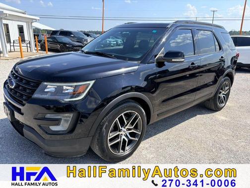 Shadow Black 2017 Ford Explorer sport